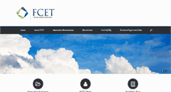 Desktop Screenshot of fcet-inc.com